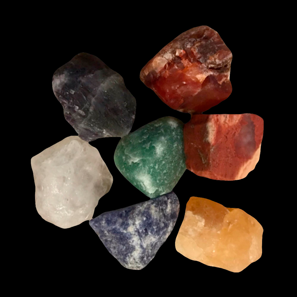 Set Piedras 7 Chakras 
